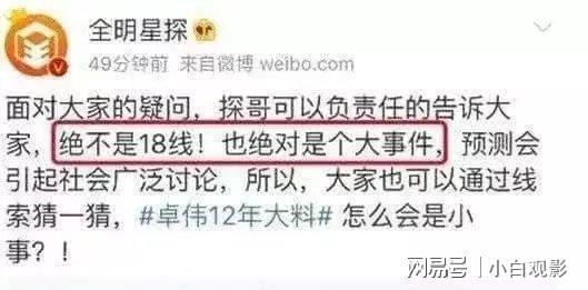 卓伟爆料始末是真的吗视频,揭秘真相与争议 第3张 卓伟爆料始末是真的吗视频,揭秘真相与争议 第3张